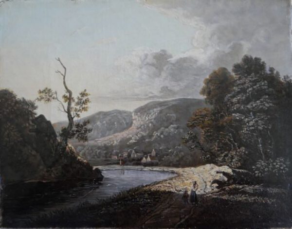 Benjamin Barker II (1776-1838): “Cottages at Castle Combe” and “On the Bath Canal”