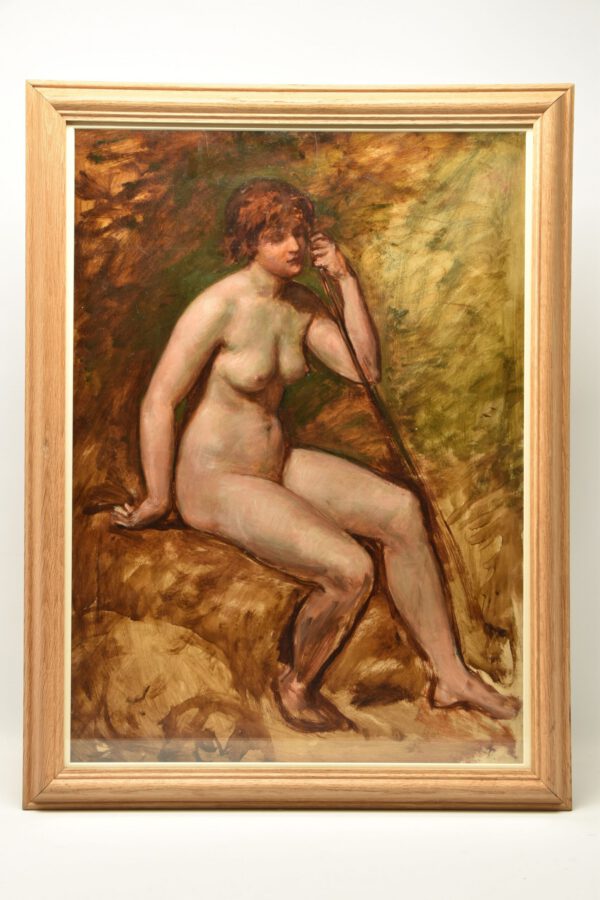 William Linnell (1826-1906): Study of a Nude