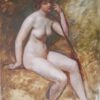 William Linnell (1826-1906): Study of a Nude