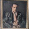 George Weissbort (1928-2013): Portrait of a Man Wearing a Leather Coat