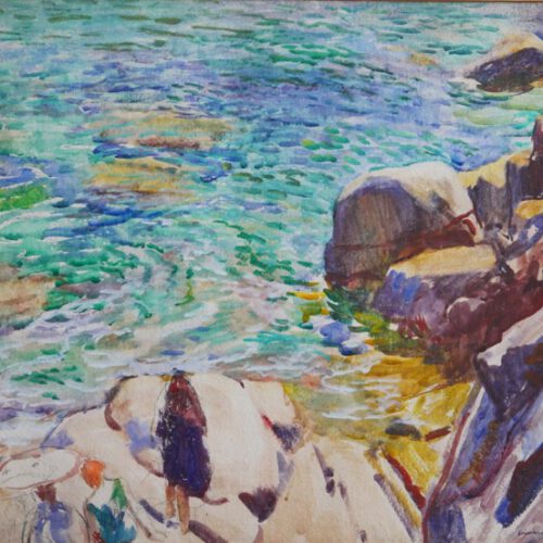 Dame Laura Knight RA (1877-1970): Lamorna Cove, 1913