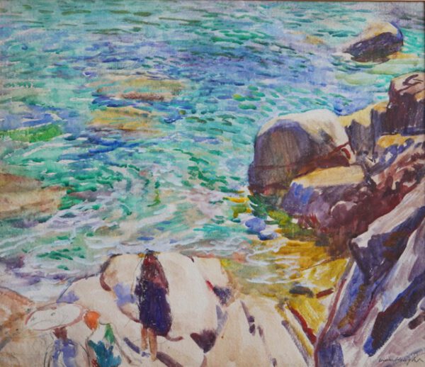 Dame Laura Knight RA (1877-1970): Lamorna Cove, 1913