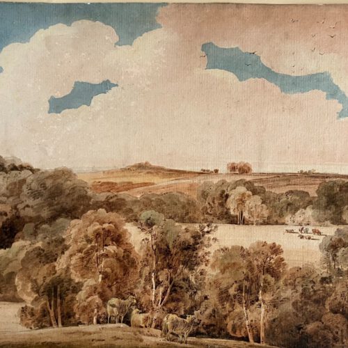 Thomas Girtin (1775-1802): A view in the Yorkshire Dales