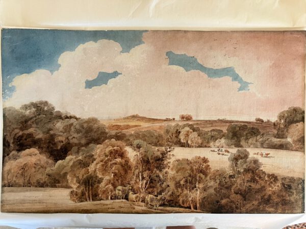 Thomas Girtin (1775-1802): A view in the Yorkshire Dales