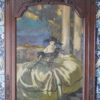 Néstor Martín-Fernández de la Torre (1887-1938): Spanish Lady with Fan on a Balcony overlooking the Sea