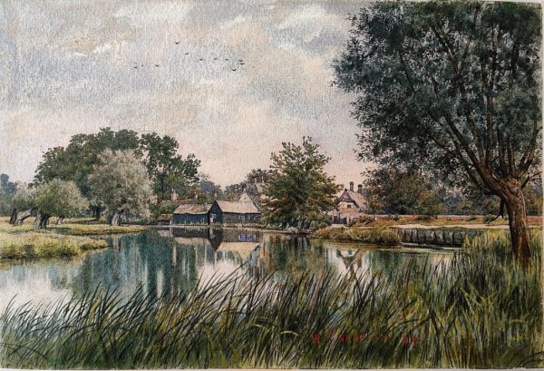 William Fraser Garden (1856-1921): The Old Mill, Hemingford Grey