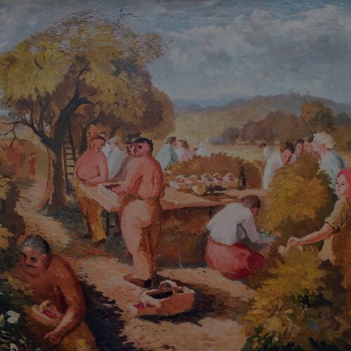 Ardizzone Edward I Ardizzone CBE, RA (1900-1979)  British Soldiers Harvesting Fruit In Italy
