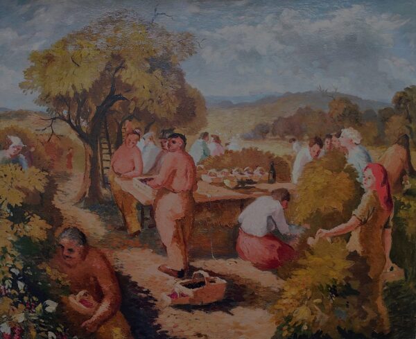 Edward I Ardizzone CBE, RA (1900-1979)  British Soldiers Harvesting Fruit In Italy