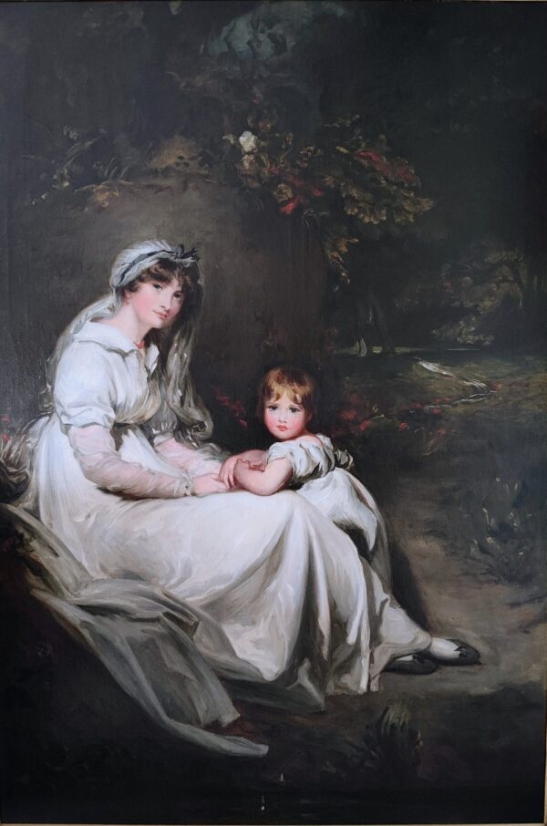 After Sir Thomas Lawrence PRA (1760-1830) Portrait of Lady Mary Templeton and her eldest Son.