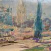 Walcot William  Walcot (1874-1943), London View with Park and Spire.