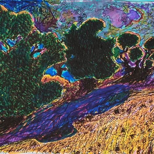 Evening Gold Summer Evening Gold By Jerome Badian (B.1958)