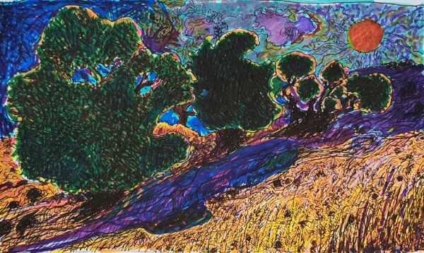 Summer Evening Gold By Jerome Badian (B.1958)