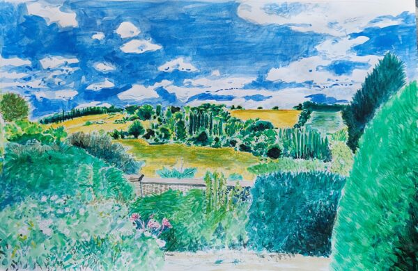 Iford manor View from Iford Manor Gardens By Jerome Badian (b. 1958)