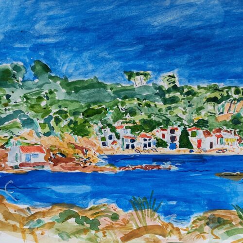 Les Aldguers Cala s'Alguer nr Palafrugell By Jerome Badian (b. 1958)