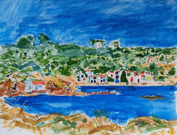 Les Aldguers Cala s'Alguer nr Palafrugell By Jerome Badian (b. 1958)