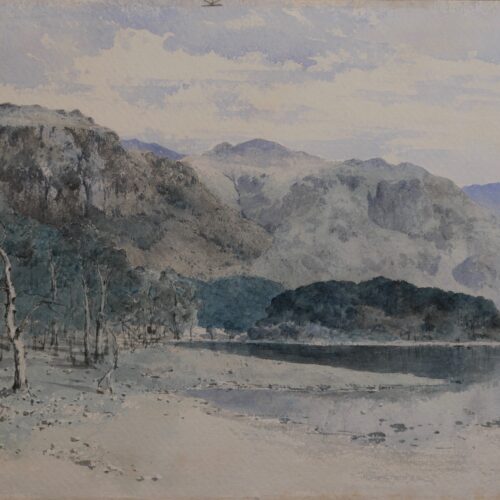 View of the Eastern Shore of Derwentwater by William James Blackrock (1816-1858)
