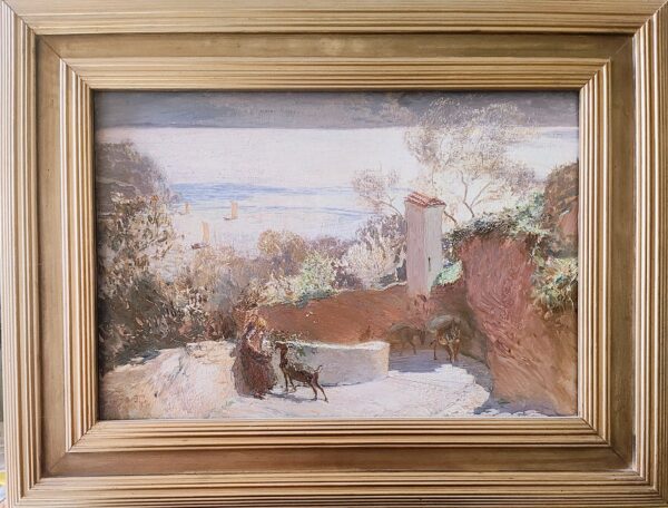 A View on the Italian Lakes by Walter J. West (1860-1933)