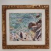 Lamorna Cove , Cornwall by Dame Laura Knight RA, RE (1877-1977) Modern British