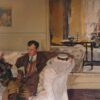 Hilda_Fearon_-_Portrait_of_Algernon_Talmage_c1900_1914-1915_-_(MeisterDrucke-712972) Algernon Mayow Talmage RA (1871-1939) Lee Abbey , North Devon Coast.