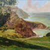 Algernon Mayow Talmage RA (1871-1939)  Lee Abbey , North Devon Coast.