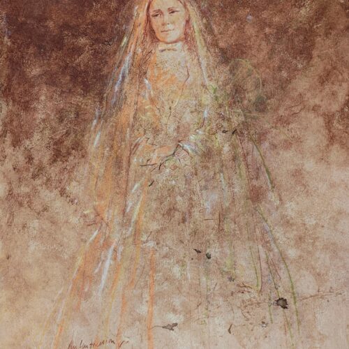 "Ellen Terry  An Impression" by  Hubert Von Herkomer (1849-1914)