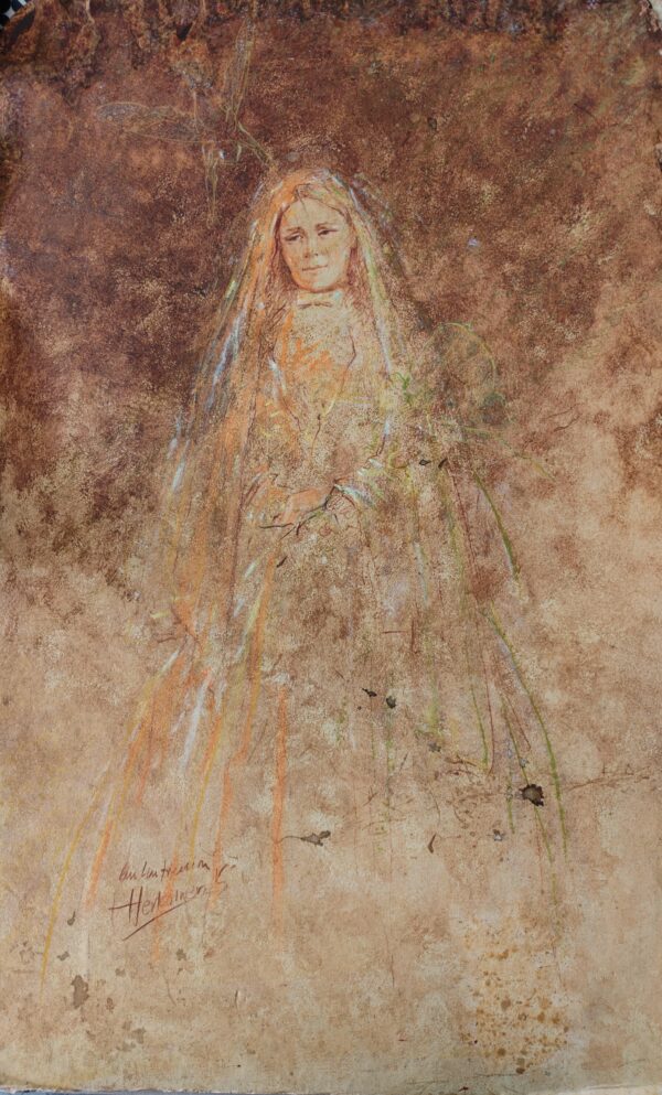 Ellen Terry in "The Crossings"by Herman Gustave Herkomer (d.1935)